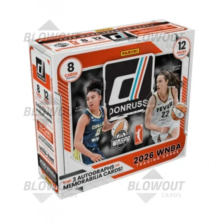 2026 Panini Donruss WNBA Basketball Hobby 16 Box Case product image