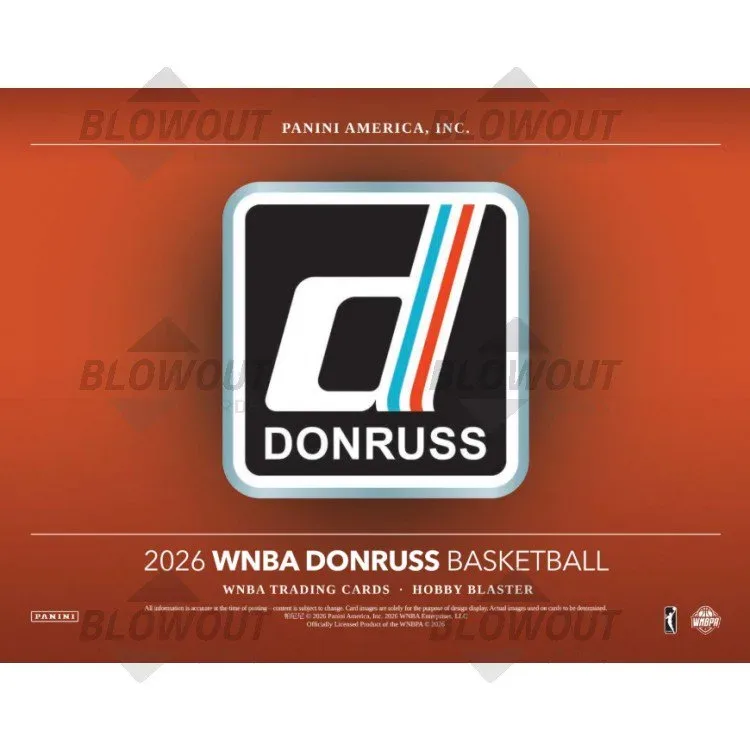 2026 Panini Donruss WNBA Basketball Hobby Blaster 20 Box Case product image