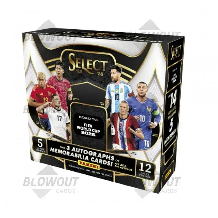 2025/26 Panini Select Road To FIFA World Cup 2026 Soccer Hobby 12 Box Case product image