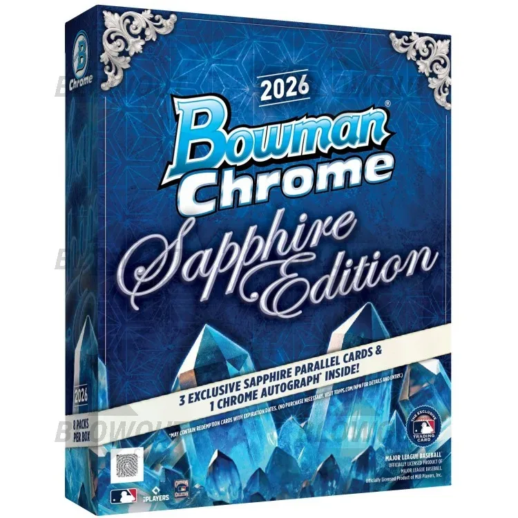 2026 Bowman Chrome Baseball Sapphire Edition 10 Box Case product image