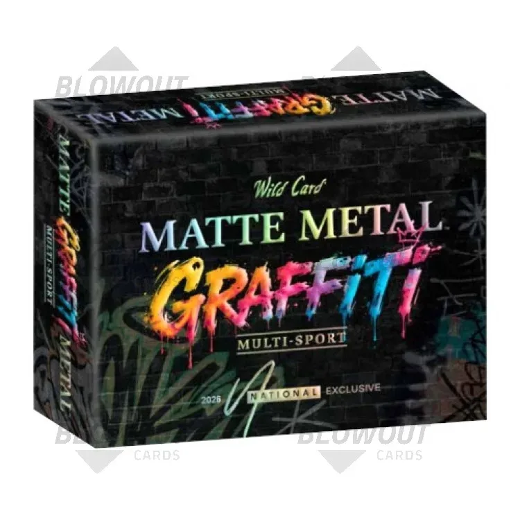 2026 Wild Card Matte Metal Graffiti Multi-Sport Edition 12 Box Case product image
