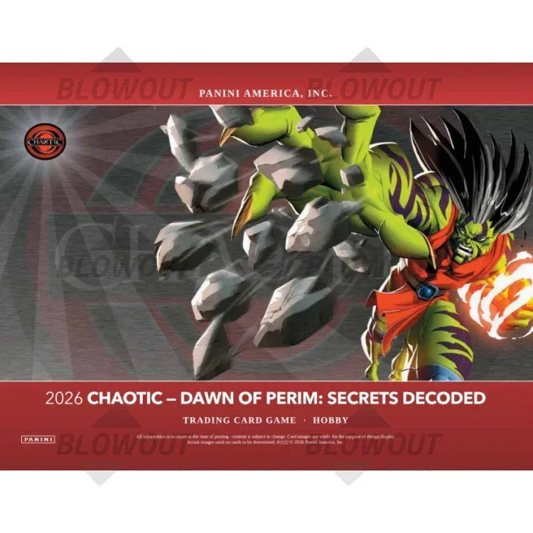 2026 Chaotic – Dawn of Perim: Secrets Decoded Count Foundation Deck 6 Box Case product image