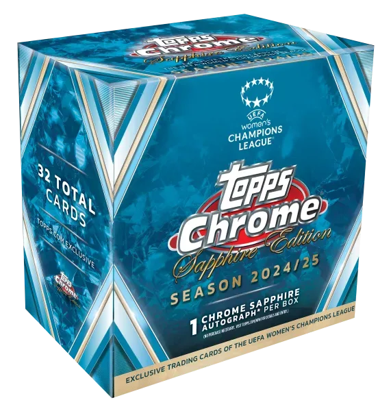 2024-25 Topps Chrome Sapphire UEFA Women’s Champions League Soccer product image