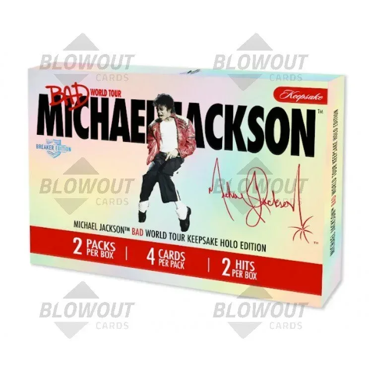2026 Keepsake Michael Jackson Bad World Tour Holo Breakers Edition 10 Box Case product image