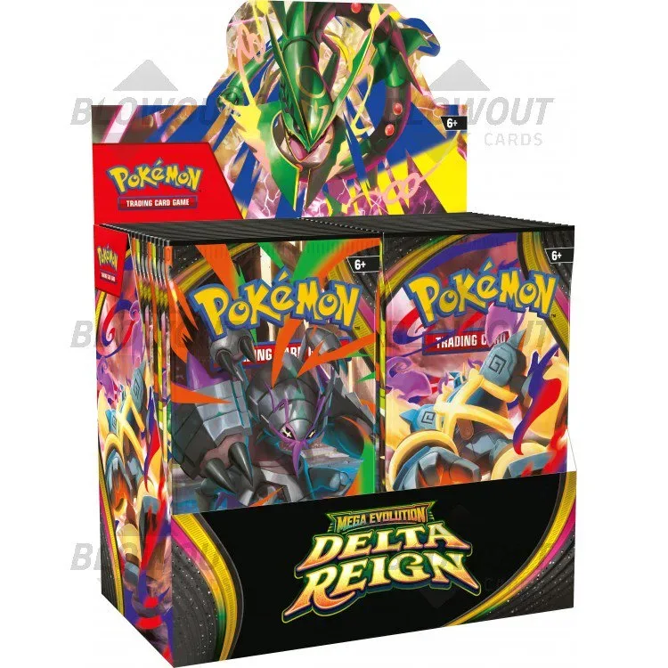 2026 Pokemon Mega Evolution Delta Reign Booster 6 Box Case product image