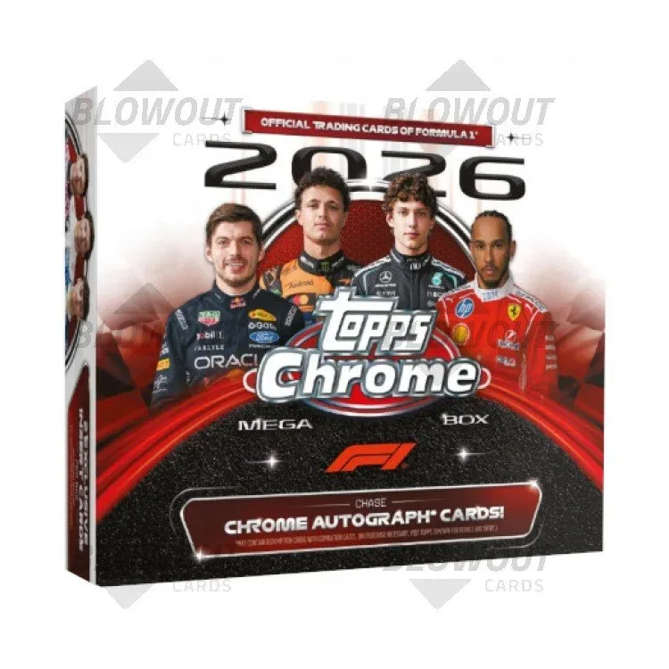 2026 Topps Chrome Formula 1 Mega 20 Box Case product image