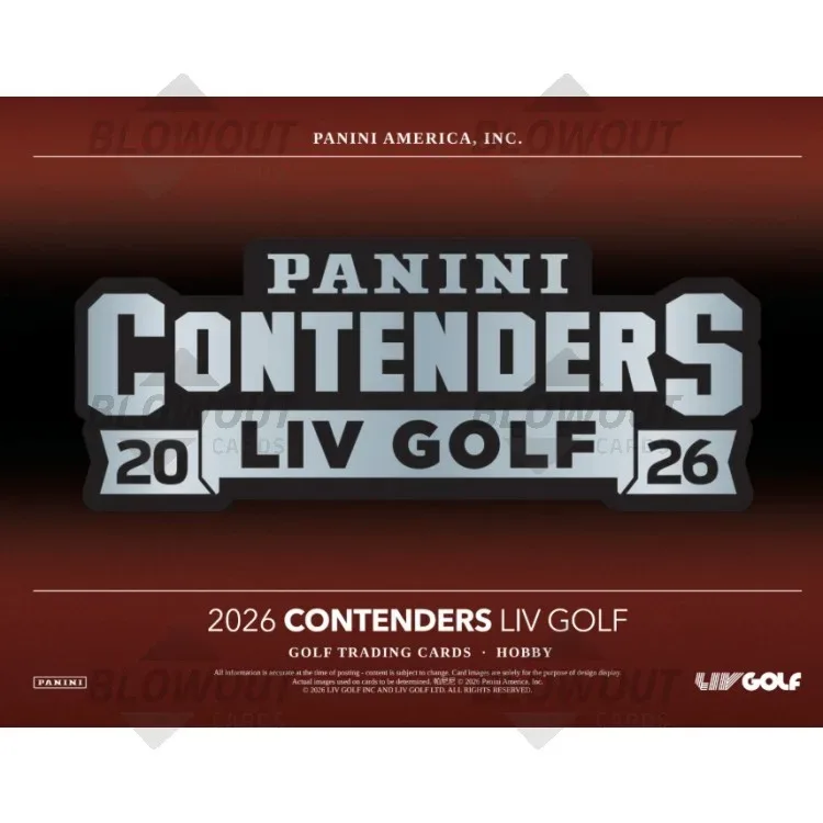 2026 Panini Contenders LIV Golf Hobby 12 Box Case product image