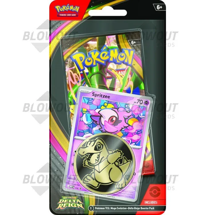 2026 Pokemon Mega Evolution Delta Reign Checklane Blister 18 Box Case product image