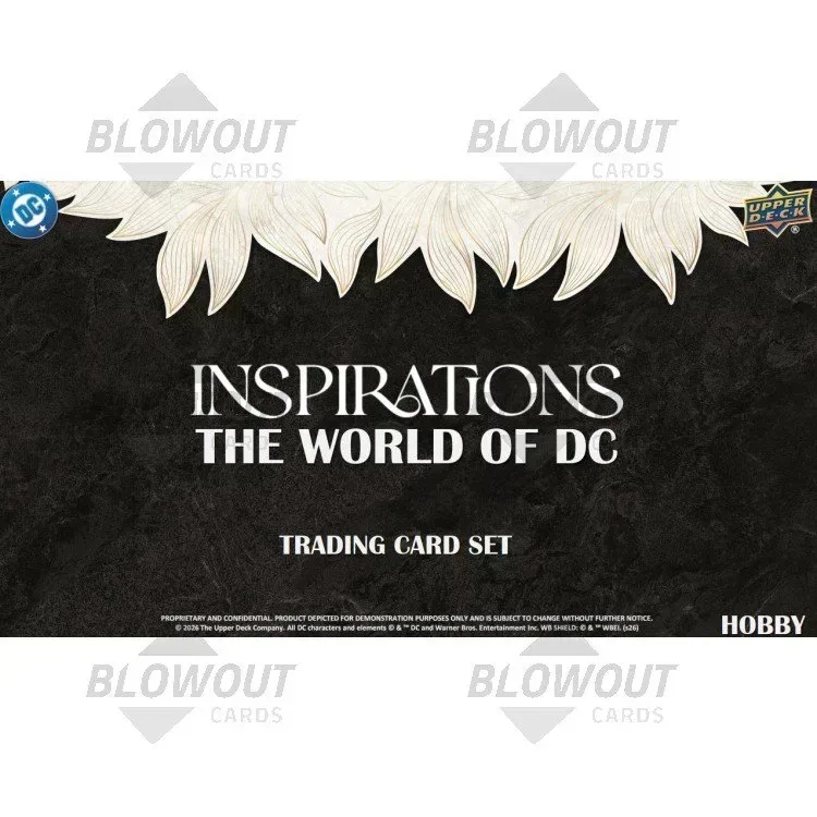 2026 Upper Deck Inspirations The World of DC Hobby 10 Box Case product image
