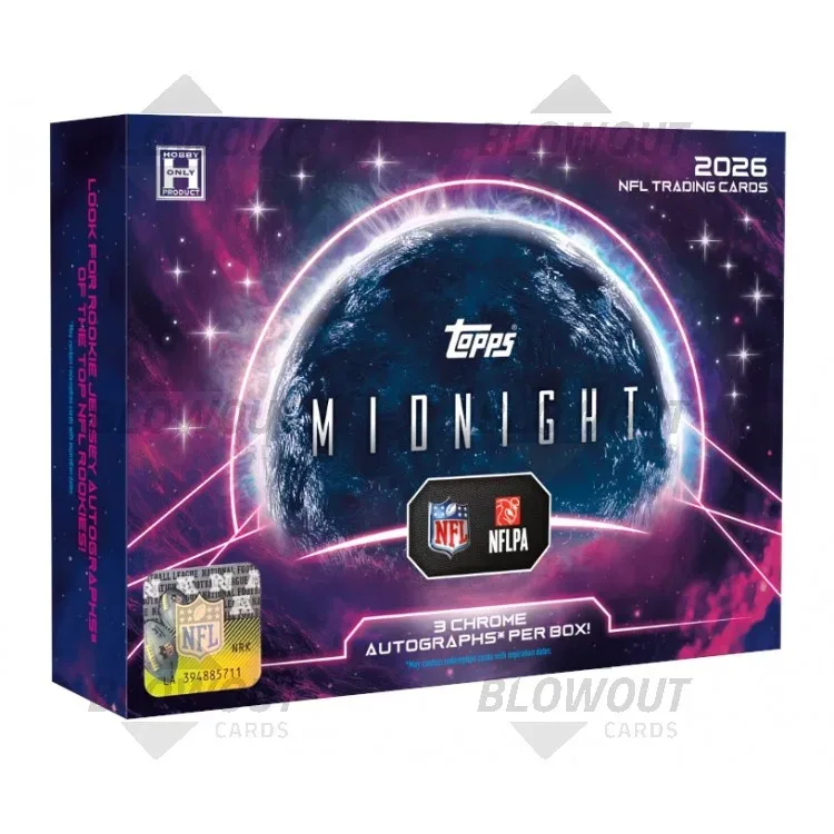 2026 Topps Midnight Football Hobby 8 Box Case product image