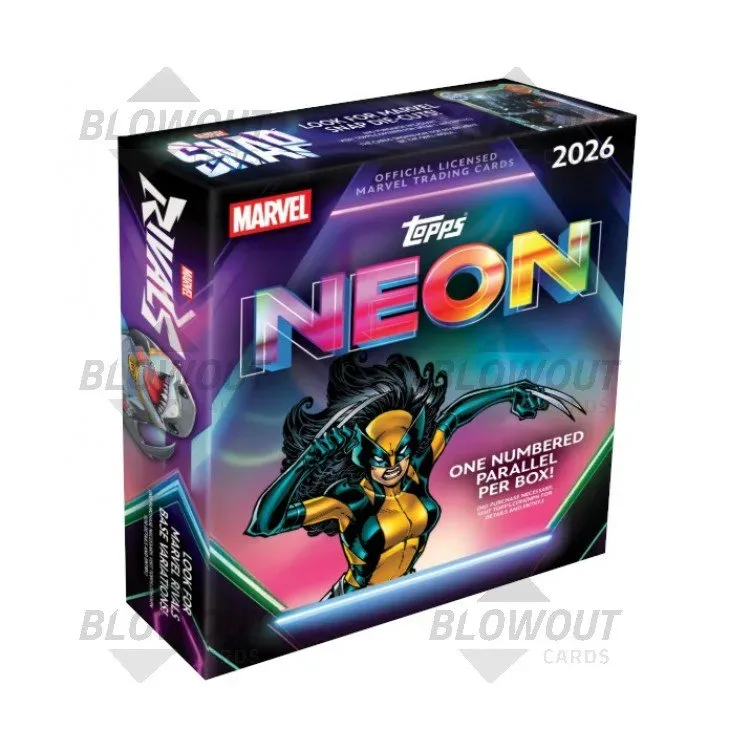 2026 Topps Marvel Neon Mega 20 Box Case product image