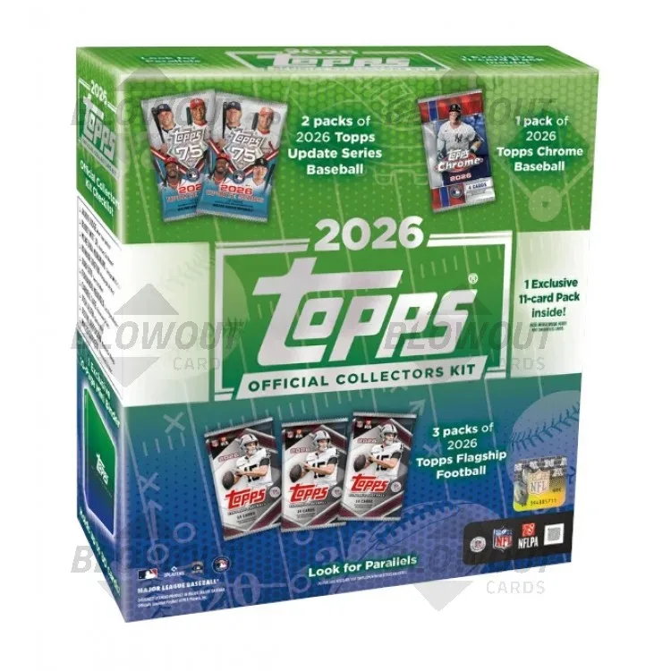 2026 Topps MLB x NFL Official Collectors Kit product image