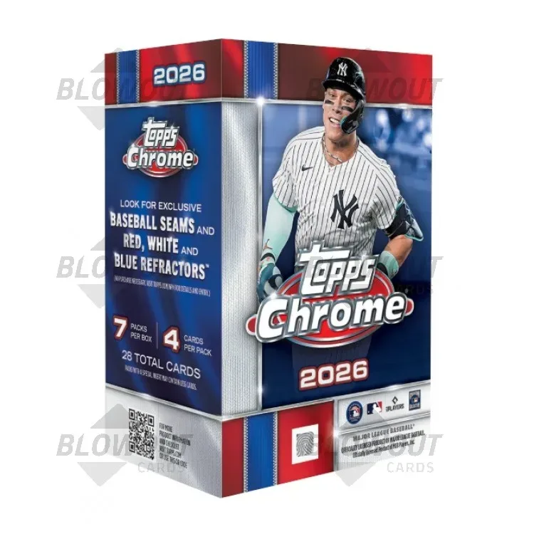 2026 Topps Chrome Baseball Blaster 40 Box Case product image