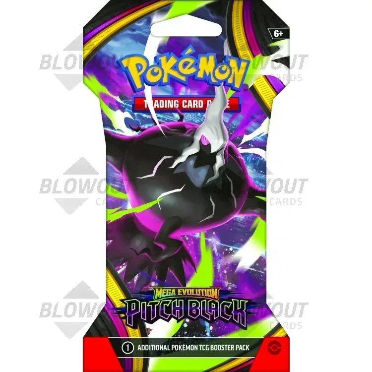 2026 Pokemon Mega Evolution Pitch Black Blister Pack 144 Pack Case product image