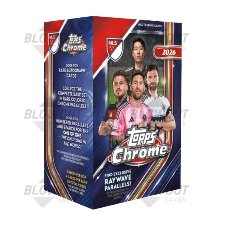 2026 Topps MLS Chrome Soccer Blaster 40 Box Case product image
