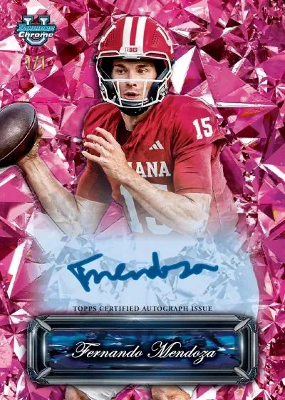2025 Bowman Chrome Sapphire University Football product image