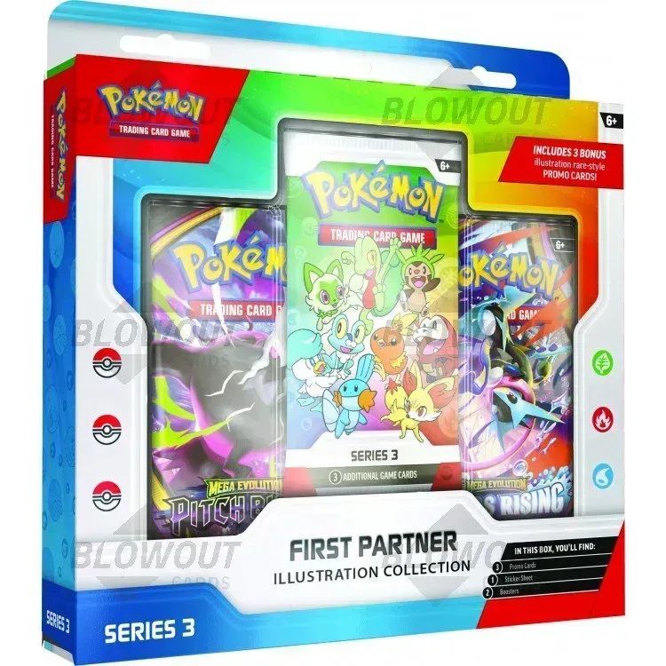2026 Pokemon First Partner Illustration Collection Series 3 - 6 Box Case product image