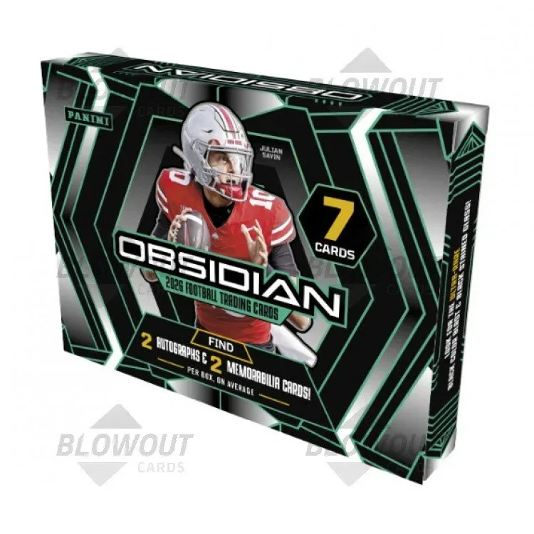 2026 Panini Obsidian Football Hobby 12 Box Case product image