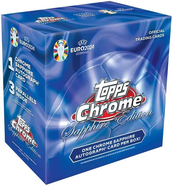 2024 Topps Chrome Sapphire UEFA Euro Soccer product image
