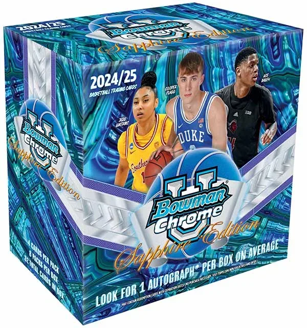 2024-25 Bowman Chrome Sapphire University Basketball product image