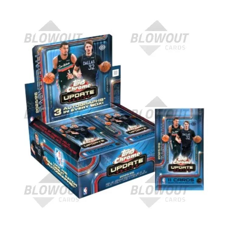 2025/26 Topps Chrome Update Series Basketball Jumbo Box product image