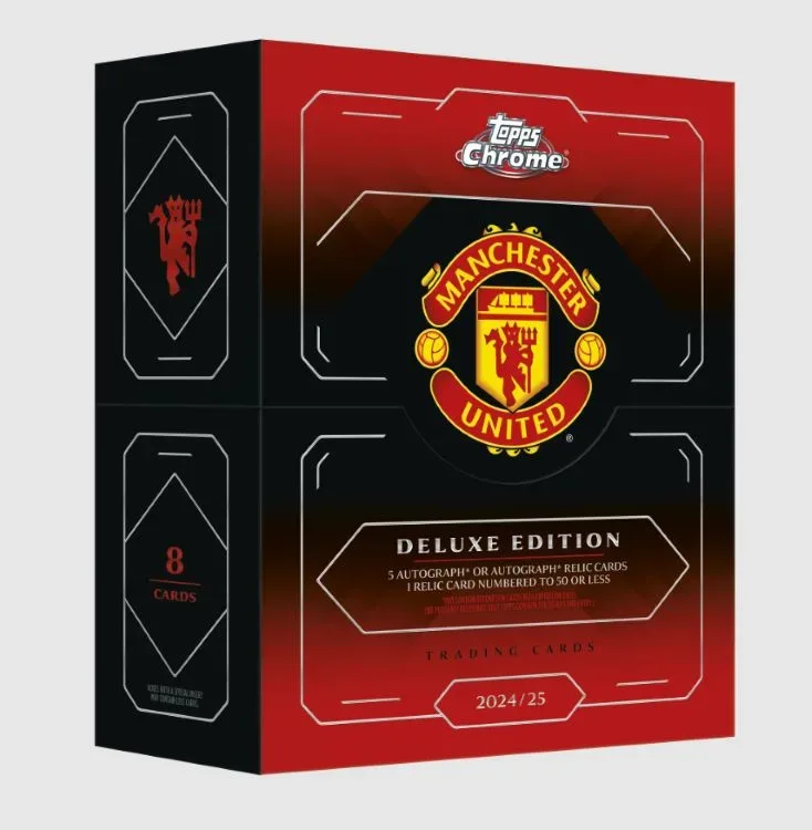 2024-25 Topps Chrome Deluxe Edition Manchester United product image