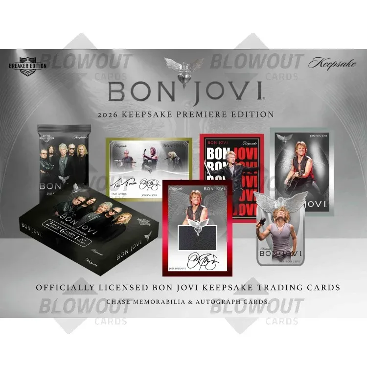 2026 Keepsake Bon Jovi Premiere Breaker 10 Box Case product image