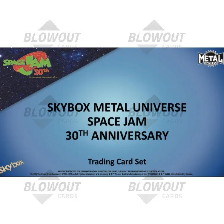 2026 Upper Deck Skybox Metal Universe Space Jam 30th Anniversary Hobby 12 Box Case product image