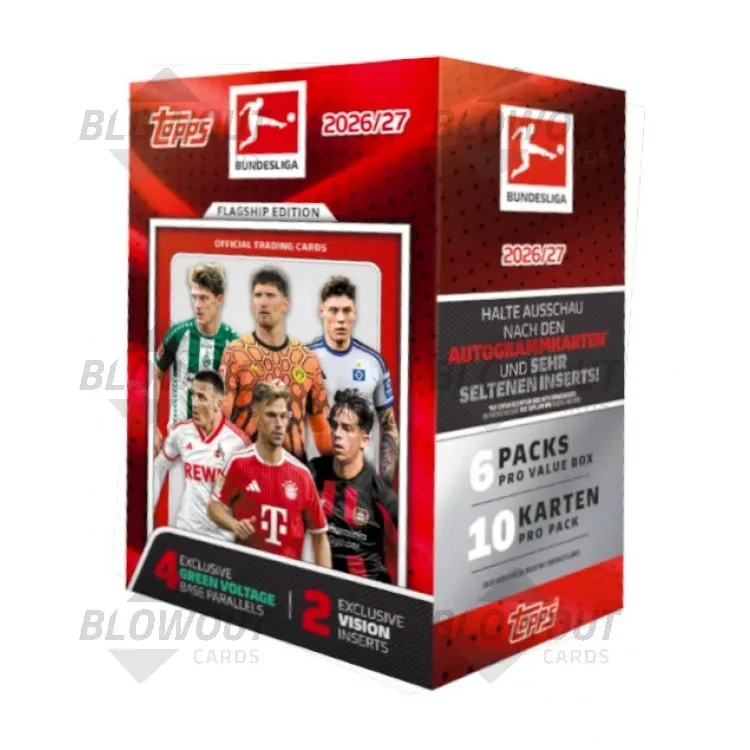 2026/27 Topps Bundesliga Soccer Blaster 40 Box Case product image