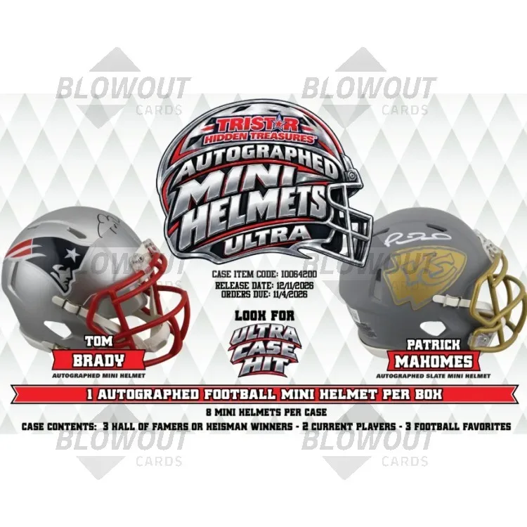 2026 Tristar Hidden Treasures Football Mini Helmet Ultra Edition Box product image