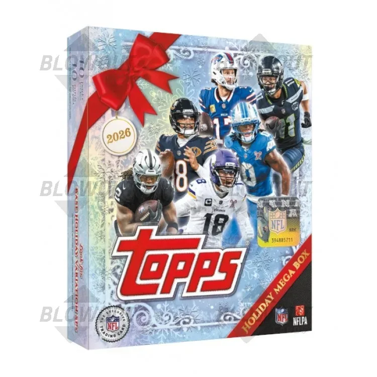 2026 Topps Holiday Football Mega Box product image