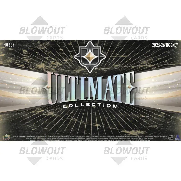 2025/26 Upper Deck Ultimate Collection Hockey Hobby 16 Box Case product image