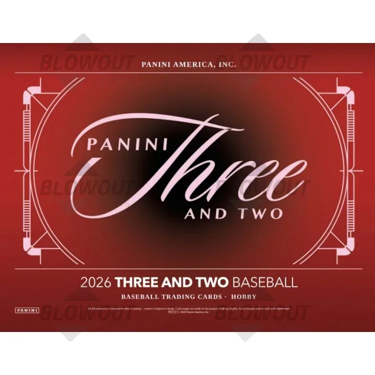 2026 Panini Three & Two Baseball Hobby 10 Box Case product image
