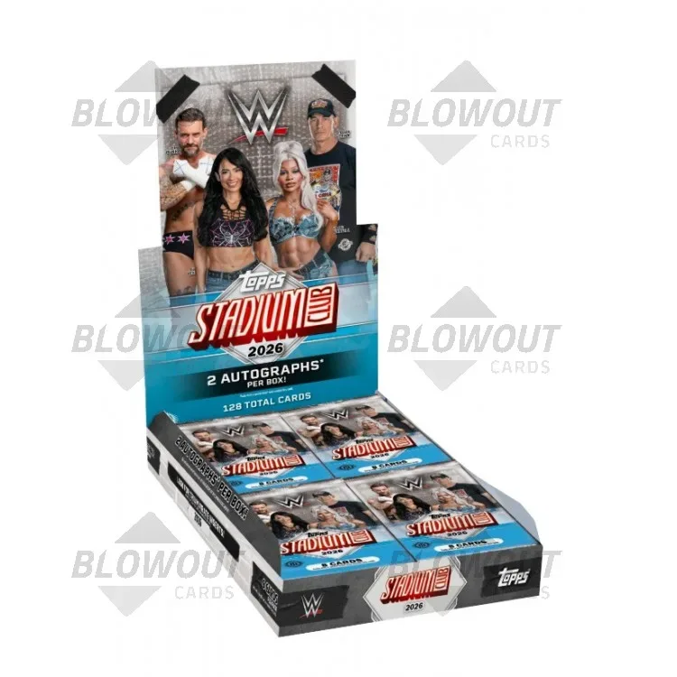 2026 Topps Stadium Club WWE Hobby 12 Box Case product image