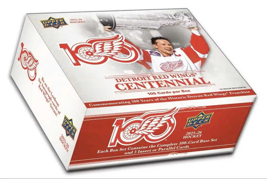 2025-26 Upper Deck Detroit Red Wings Centennial Box Set product image