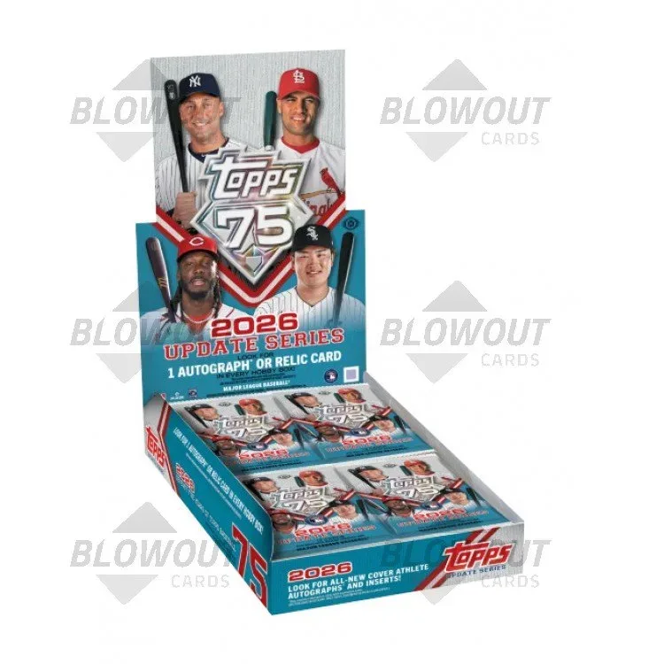 2026 Topps Update Series Baseball Hobby 12 Box Case product image