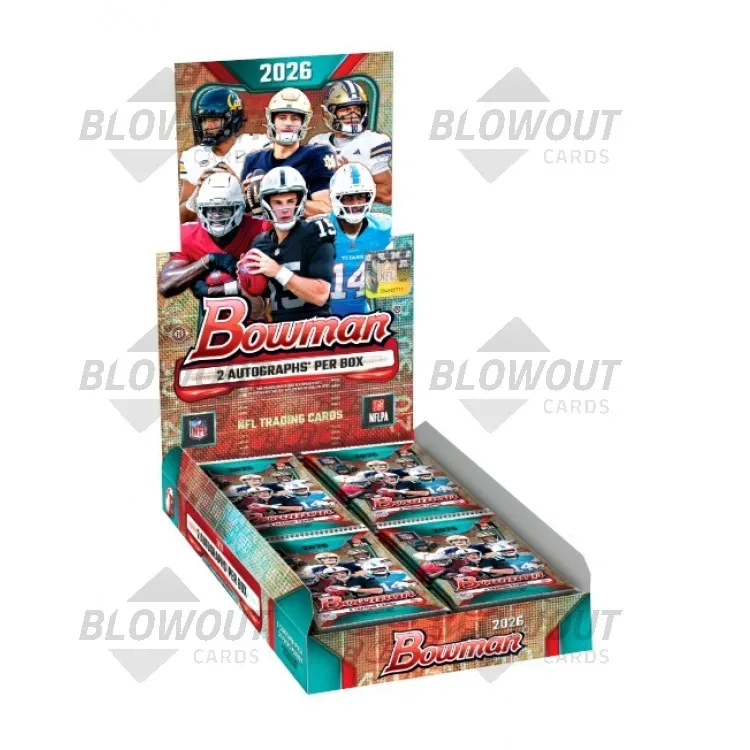 2026 Bowman Football Hobby 12 Box Case product image
