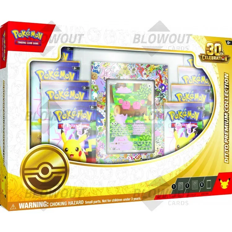 2026 Pokemon 30th Celebration Ditto Premium Collection 6 Box Case product image