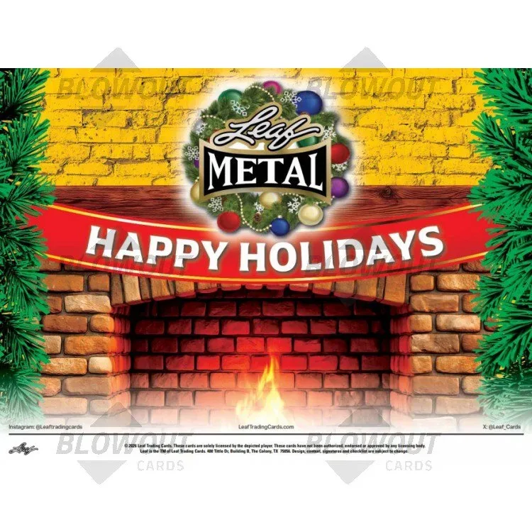 2026 Leaf Metal Happy Holidays Hobby 10 Box Case product image