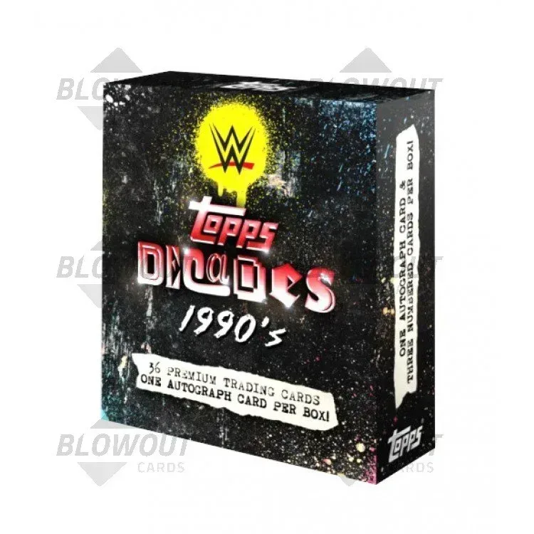 2026 Topps Decades WWE 90's Edition 10 Box Case product image