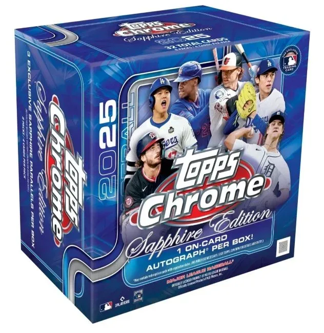 2025 Topps Chrome Sapphire Baseball product image