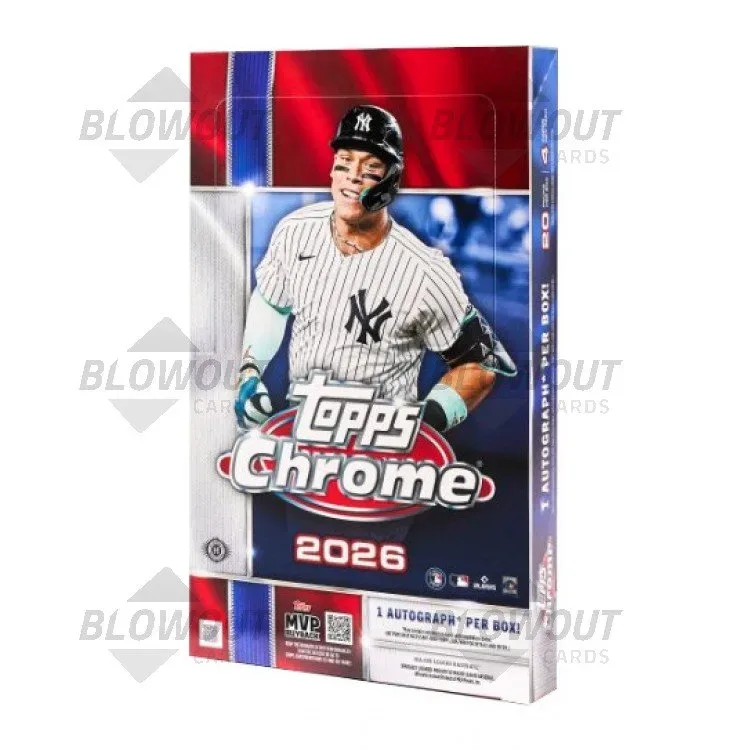 2026 Topps Chrome Baseball Hobby 12 Box Case product image