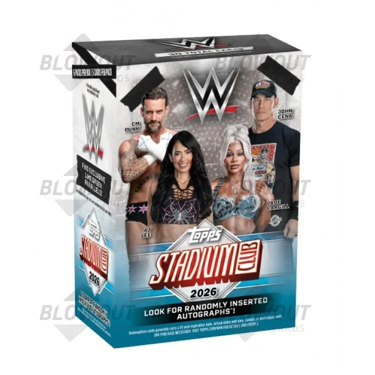 2026 Topps Stadium Club WWE Blaster 40 Box Case product image