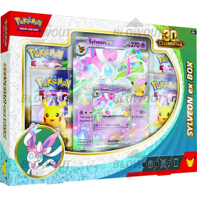 2026 Pokemon 30th Celebration Pokemon ex 6 Box Case product image