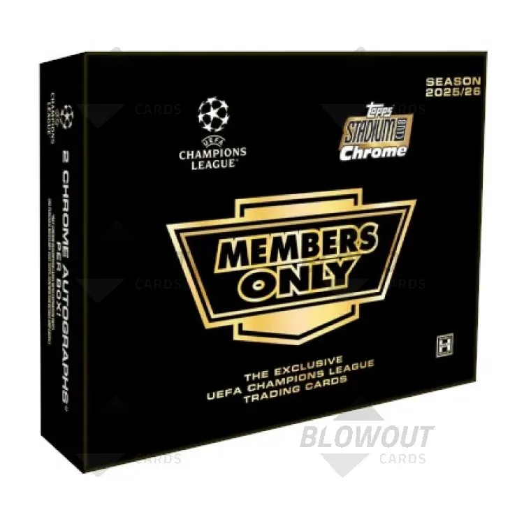 2025/26 Topps Stadium Club Chrome UEFA Champions League Soccer Delight 6 Box Case product image