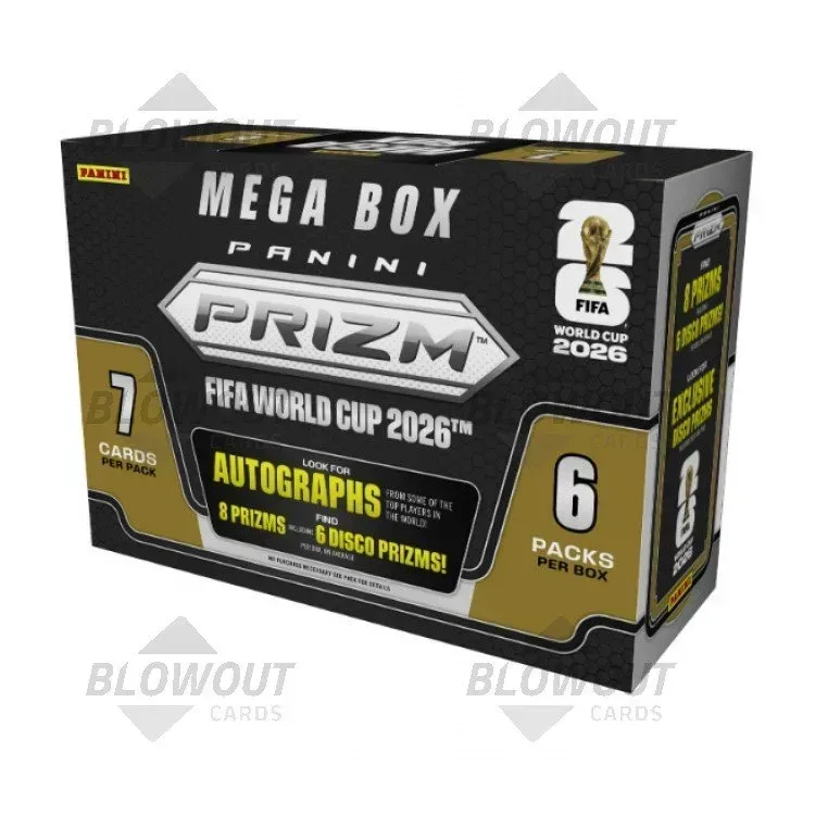 2026 Panini Prizm World Cup Soccer Hobby Mega 20 Box Case product image