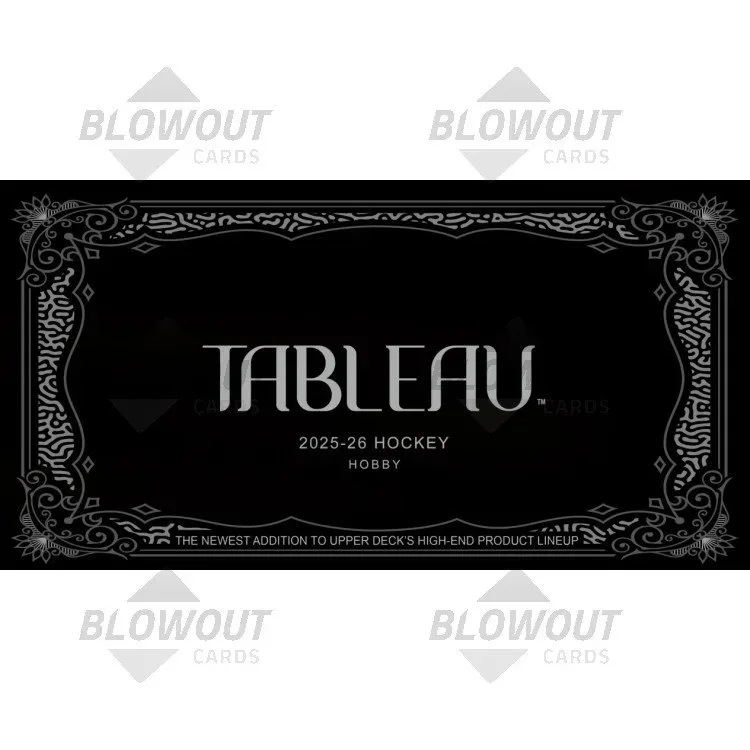 2025/26 Upper Deck Tableau Hockey Hobby 6 Box Case product image