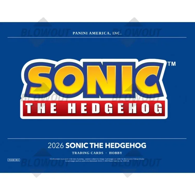 2026 Panini Sonic the Hedgehog Hobby 12 Box Case product image