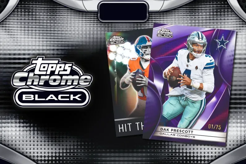 2025 Topps Chrome Black Football product image
