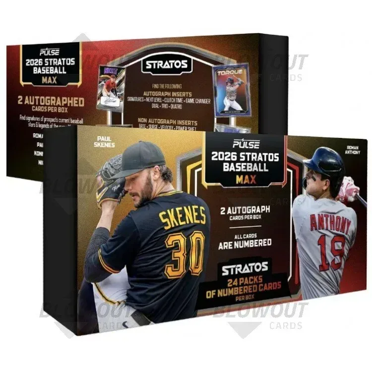 2026 Pulse Stratos Baseball Hobby Max Edition 10 Box Case product image
